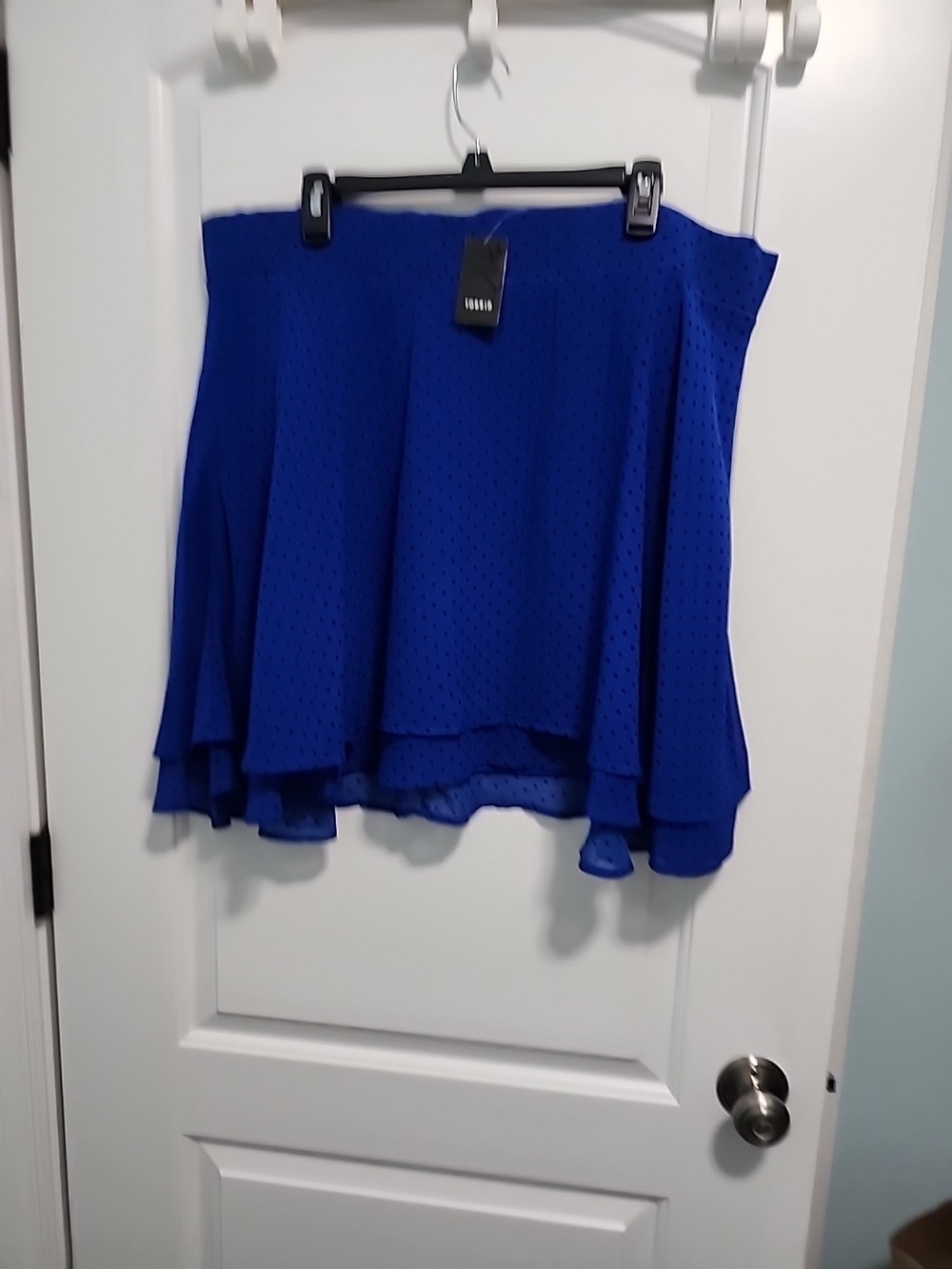 Torrid Two Tier Blue Skirt Plus Size 20 NWT